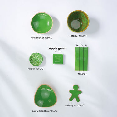 Lergodsglasyr 9376 Apple Green