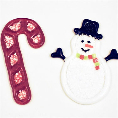 Gjutform , julpinne och snögubbe