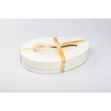Gjutform – Tallrik med plats för kopp, 28,8 × 20 cm