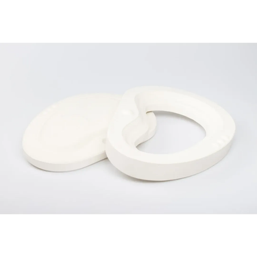 Gjutform – Tallrik med plats för kopp, 28,8 × 20 cm