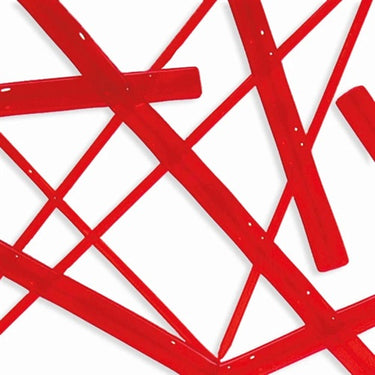 Oceanside System 96 Nudlar N-151-F Röd Semi-Opaque