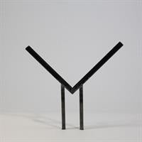 Displaystativ i rostfritt stål, V-form 15cm, 11cm ben