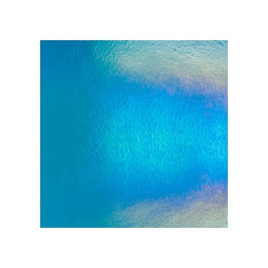 Bullseye 1116-0051 Turkosblå Transp. Iridiserande. 2 mm.