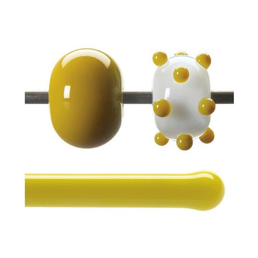 Bullseye Golden Green Opaque 0227-0576