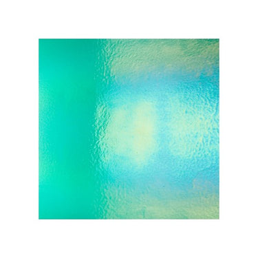 Bullseye 1417-0051 Smaragdgrön Transp. Iridiserande. 2 mm.