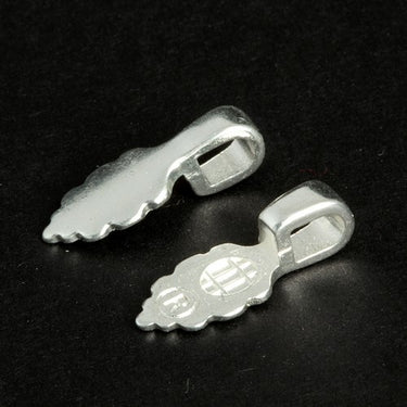 Försilvrat smyckeshänge 25 st. 15 mm