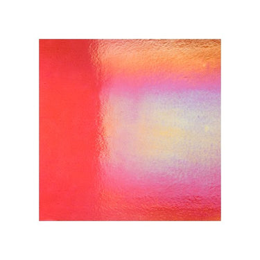 Bullseye 1311-0051 Tranbärsröd Transp. Iridiserande. 2 mm.