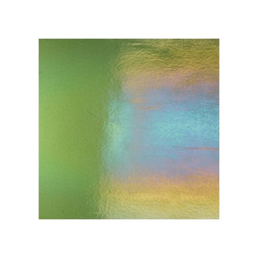 Bullseye 1141-0051 Olivgrön Transp. Iridiserande. 2mm.