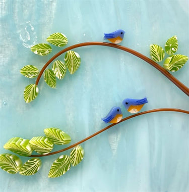 Murrine - Blå fåglar CoE90