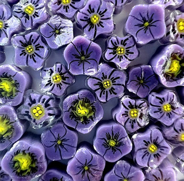 Murrine - Styvmorsblommor CoE96